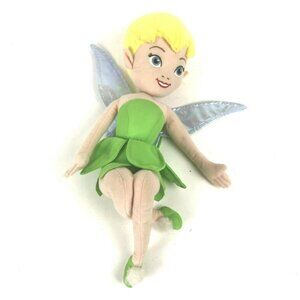 Disney Fairies Tinkerbell Plush Stuffed 16" Fairy Sitting Doll Northwest Company
